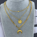 18k Gold Plated Stainless Steel waterproof  Necklace