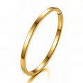 Bracelet, 18k Gold plated stainless steel