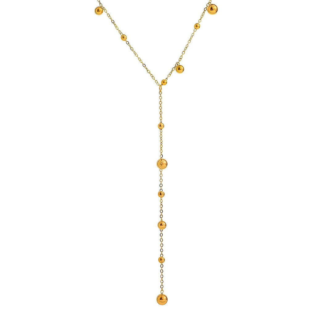 Long drop necklace