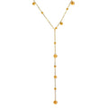 Long drop necklace