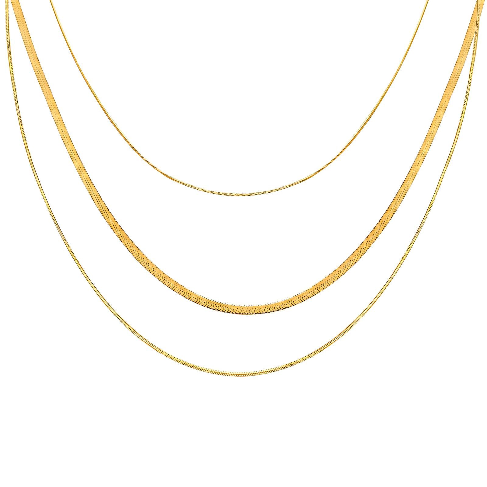 19k Gold Plated Stainless steel, waterproof Necklace