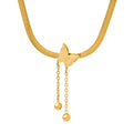 Buterfly Gold Plated Necklace