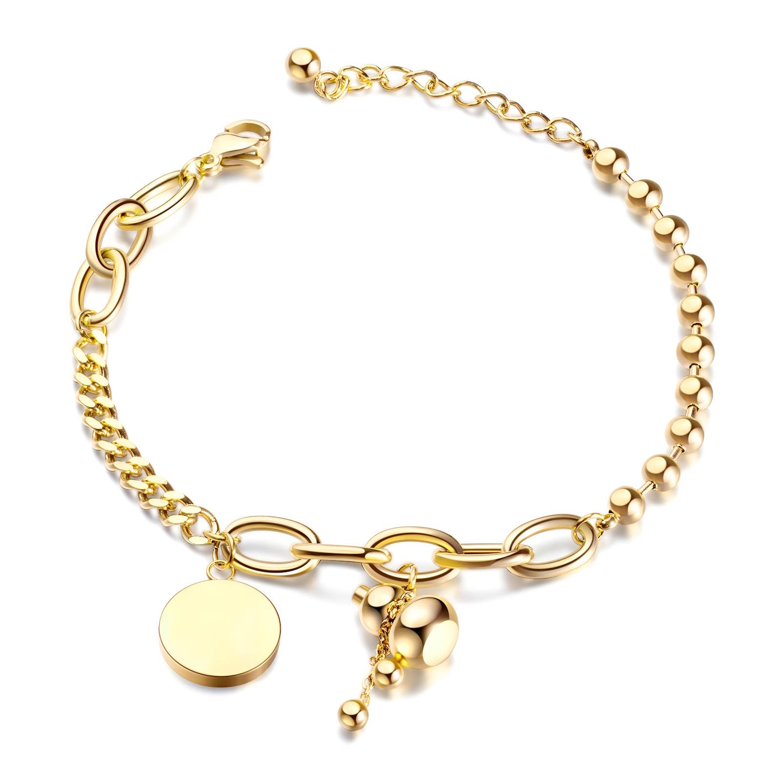 Charm Bracelet Gold Plated