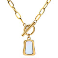 18k Gold Plated Stainless Steel, Waterproof Necklace