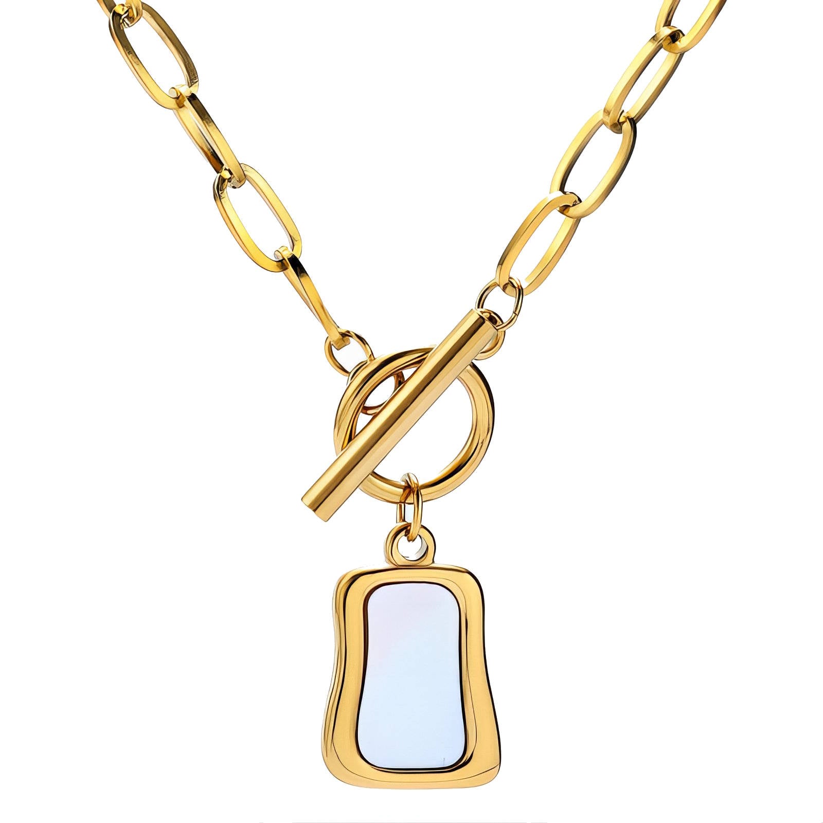 18k Gold Plated Stainless Steel, Waterproof Necklace